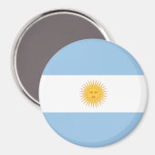 Aimant Drapeau Argentine (Recto/Verso)