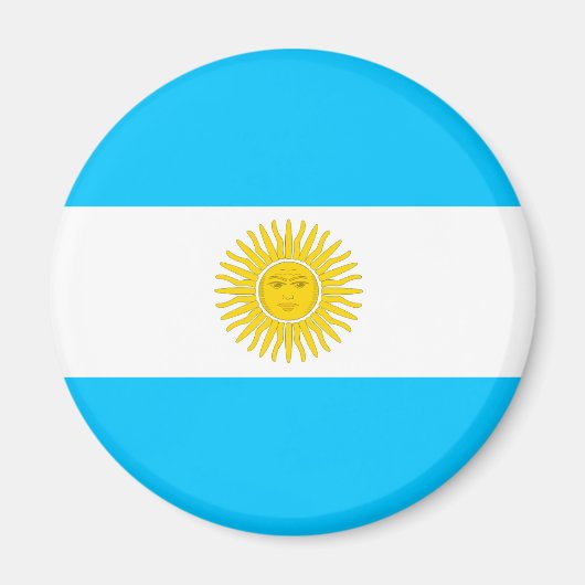 Aimant Drapeau Argentine (Devant)