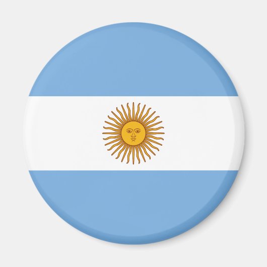 Aimant Drapeau Argentine (Devant)