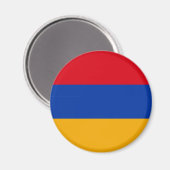 Aimant Drapeau Arménie (Recto/Verso)