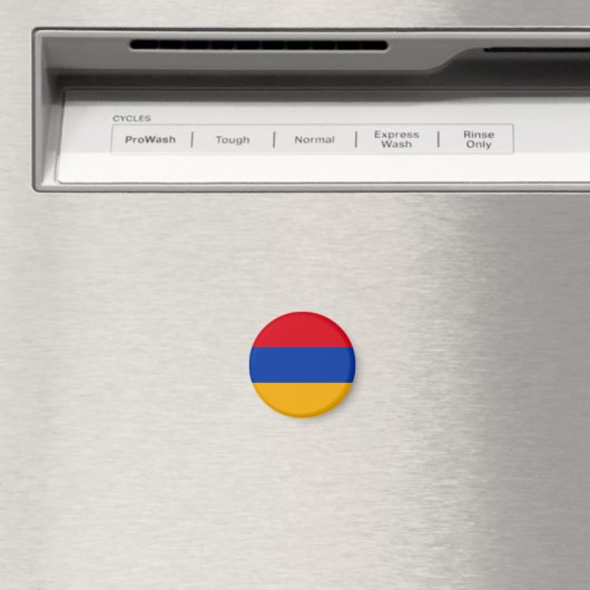 Aimant Drapeau Arménie (In Situ (Lave-vaisselle))