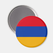 Aimant Drapeau arménien patriotique (Recto/Verso)