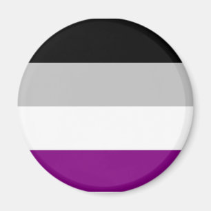Aimant Drapeau asexuel de fierté