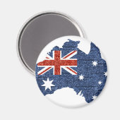 Aimant drapeau australien (Recto/Verso)