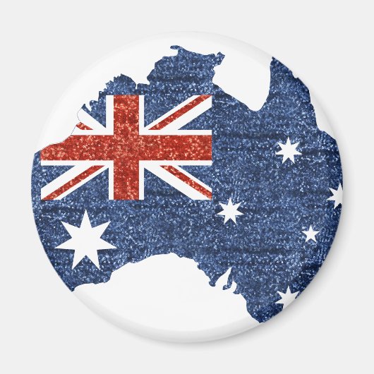 Aimant drapeau australien (Devant)