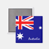 Aimant Drapeau australien & Vacances de Sydney/Vacances s (Recto/Verso)