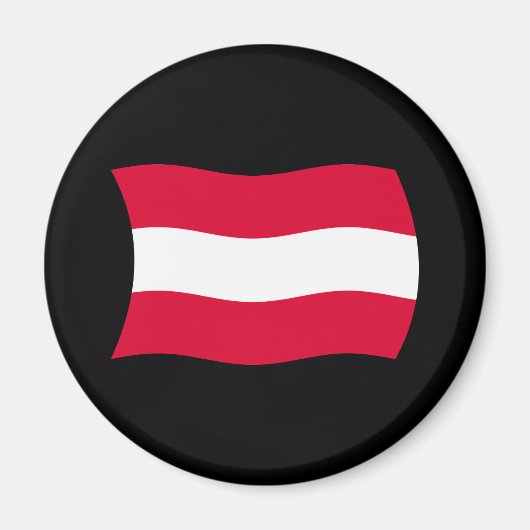 Aimant drapeau Autriche (Devant)