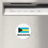 Aimant Drapeau Bahamas (In Situ (Lave-vaisselle))