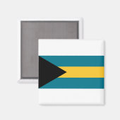 Aimant Drapeau Bahamas (Recto/Verso)