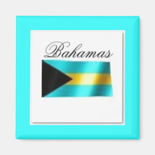 Aimant Drapeau Bahamas T-shirt Et Etc (Devant)