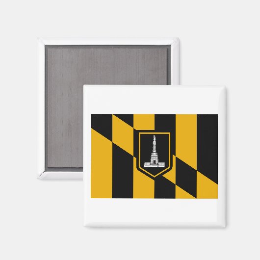 Aimant Drapeau Baltimore (Recto/Verso)