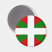 Aimant Drapeau basque (Recto/Verso)