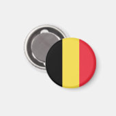 Aimant Drapeau belge (Recto/Verso)