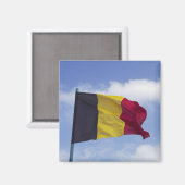 Aimant drapeau belge RF) (Recto/Verso)