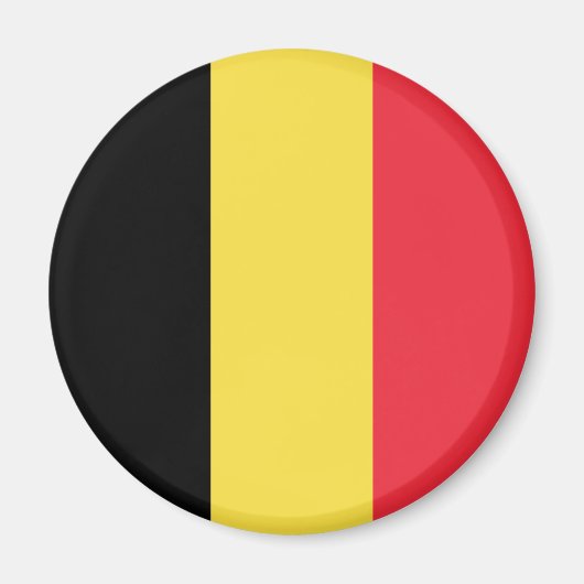 Aimant Drapeau Belgique (Devant)