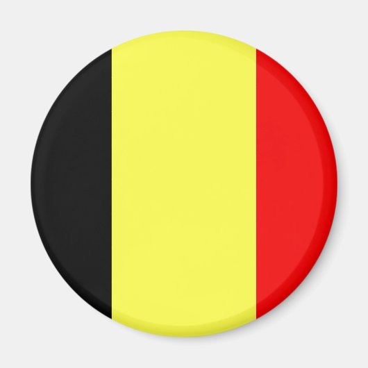 Aimant Drapeau Belgique (Devant)