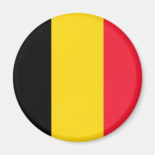 Aimant Drapeau Belgique (Devant)