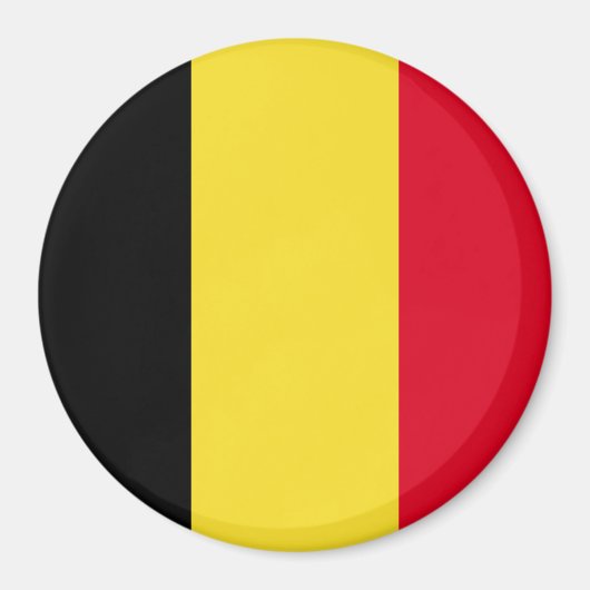 Aimant Drapeau Belgique (Devant)