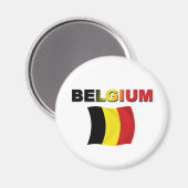 Aimant Drapeau Belgique (Recto/Verso)
