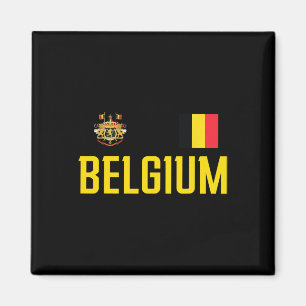 Aimant Drapeau Belgique Belgie Footll Football Fan Hommes