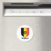 Aimant Drapeau Belgique Crest / Belgique (In Situ (Lave-vaisselle))