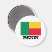 Aimant Drapeau Bénin (Recto/Verso)