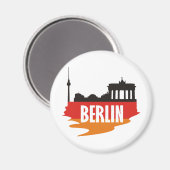 Aimant Drapeau Berlin (Recto/Verso)