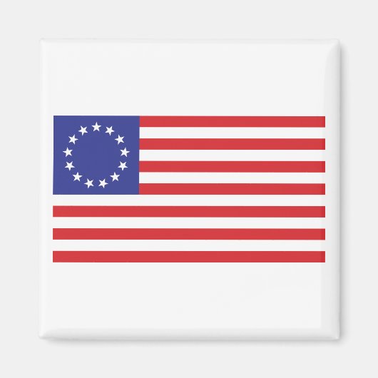 Aimant Drapeau Betsy-Ross-1776 (Devant)