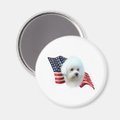 Aimant Drapeau Bichon (Recto/Verso)