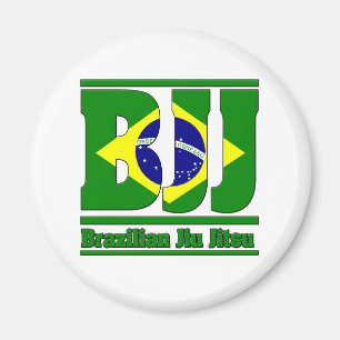 Aimant Drapeau BJJ Jiu Jitsu Brésilien MMA