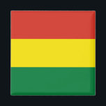 Aimant Drapeau bolivien<br><div class="desc">Produits World Flag personnalisables - N'hésitez pas à ajouter votre propre texte.</div>