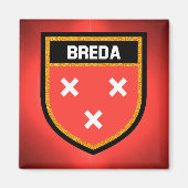 Aimant Drapeau Breda (Devant)
