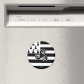 Aimant Drapeau breton (breton) (In Situ (Lave-vaisselle))