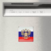 Aimant Drapeau brillant russe (In Situ (Lave-vaisselle))