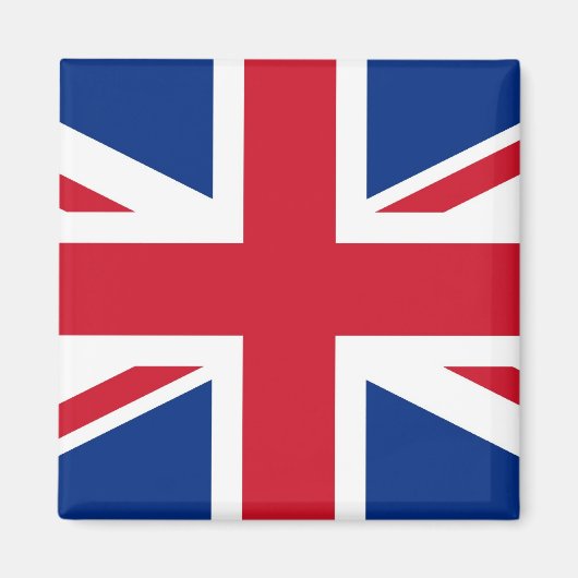 Aimant Drapeau britannique Royal Union Jack (Devant)
