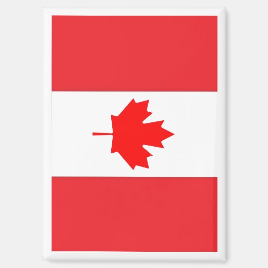 Aimant Drapeau canadien (Recto)