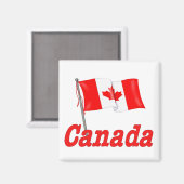 Aimant Drapeau canadien (Recto/Verso)