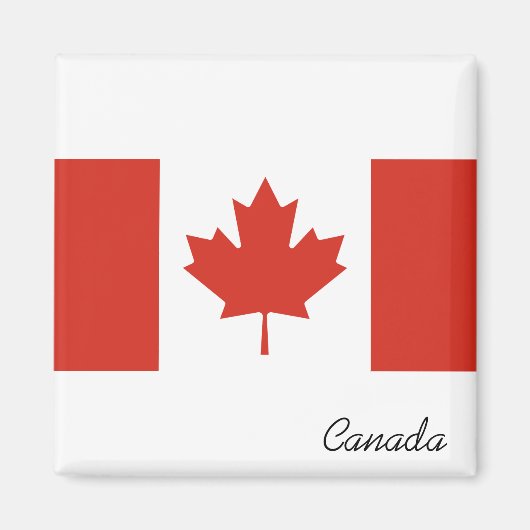 Aimant Drapeau canadien (Devant)