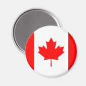 Aimant Drapeau canadien (Recto/Verso)