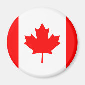 Aimant Drapeau canadien (Devant)