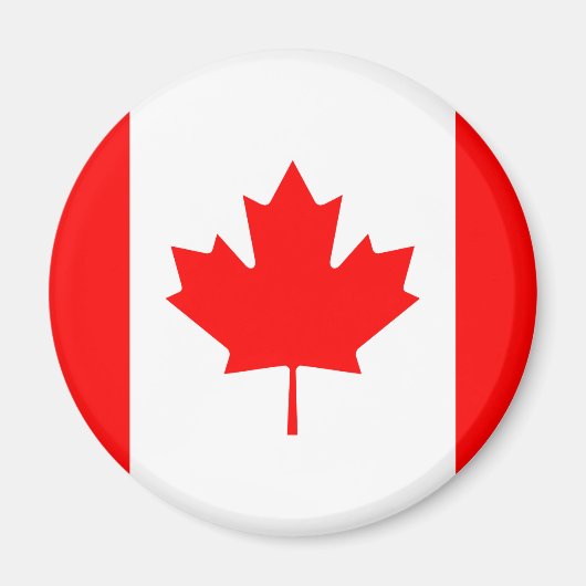 Aimant Drapeau canadien (Devant)