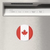 Aimant Drapeau canadien patriotique (In Situ (Lave-vaisselle))