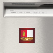 Aimant Drapeau Castilla-La Mancha (In Situ (Lave-vaisselle))