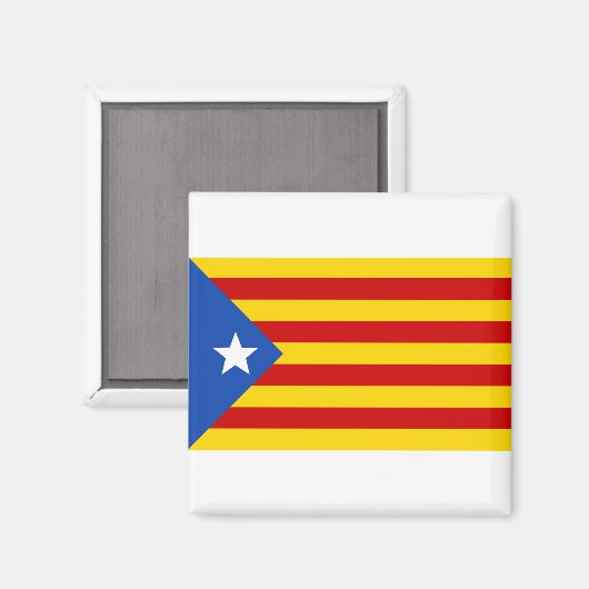 Aimant drapeau catalan (Recto/Verso)