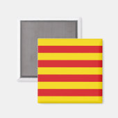 Aimant Drapeau catalan (Recto/Verso)