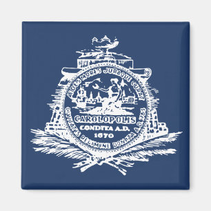 Aimant Drapeau Charleston, SC