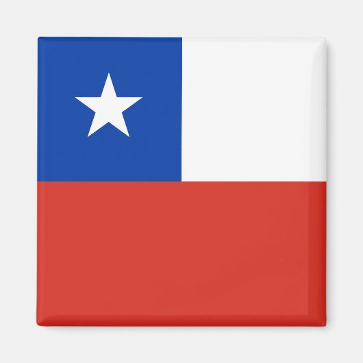 Aimant Drapeau Chili (Devant)