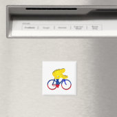 Aimant Drapeau colombien cycliste (In Situ (Lave-vaisselle))