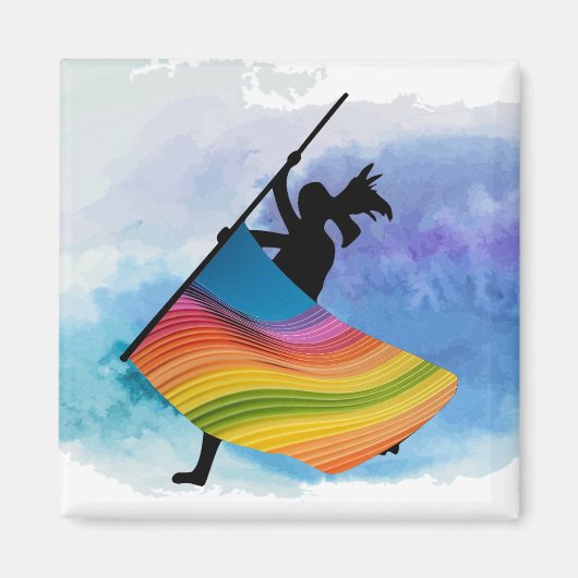 Aimant Drapeau couleur (Devant)