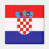 Aimant Drapeau Croatie (Devant)